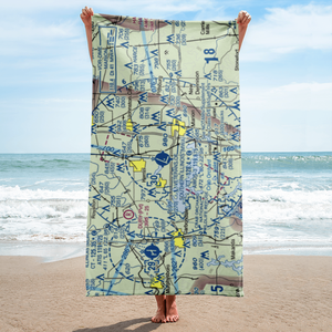 Williamson County Regional Airport (MWA) VFR Sectional Towel