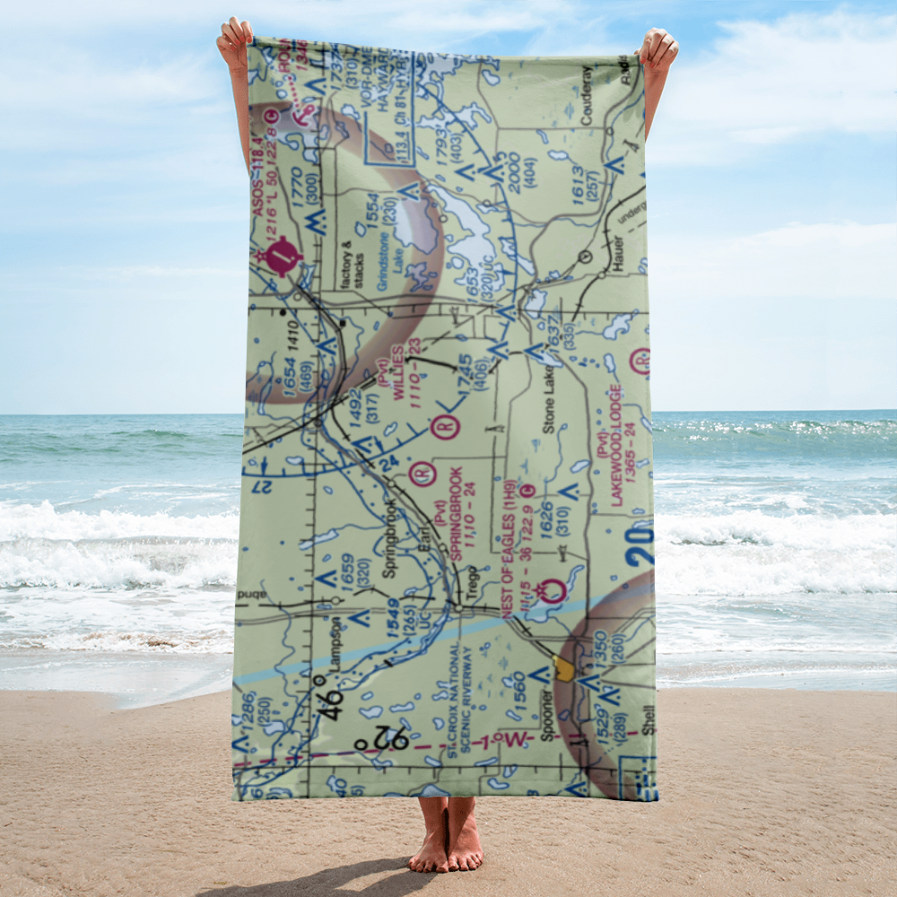 Willie's Airport (23WN) VFR Sectional Towel 