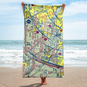 Willow Run Airport (3TX4) VFR Sectional Towel