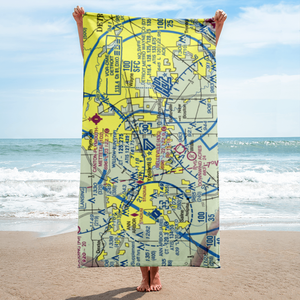 Willow Run Airport (YIP) VFR Sectional Towel