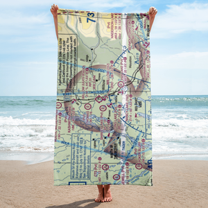 Willow Seaplane Base (2X2) VFR Sectional Towel