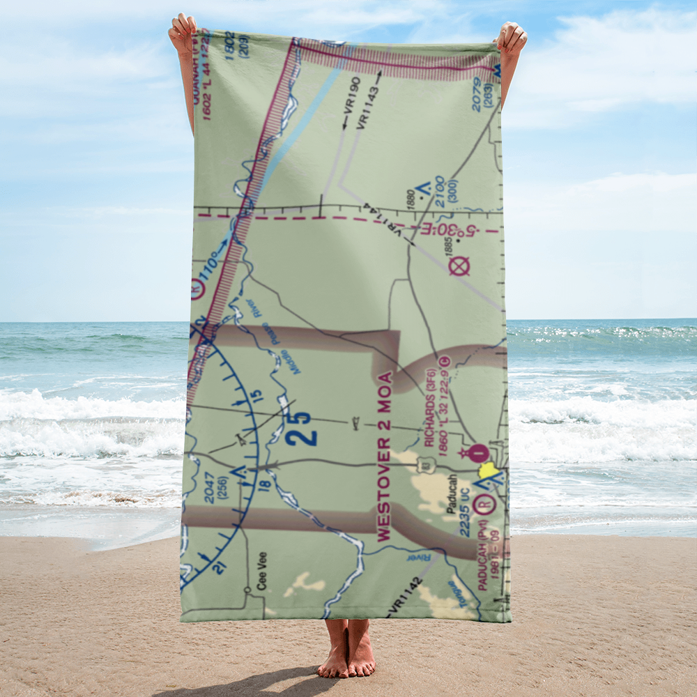 Wilson Airport (US-0147) VFR Sectional Towel 