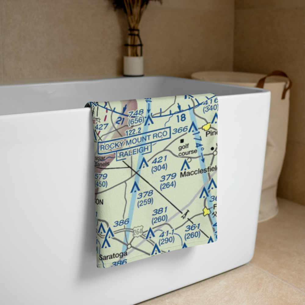 Wilson Industrial Air Center Airport (W03) VFR Sectional Towel 