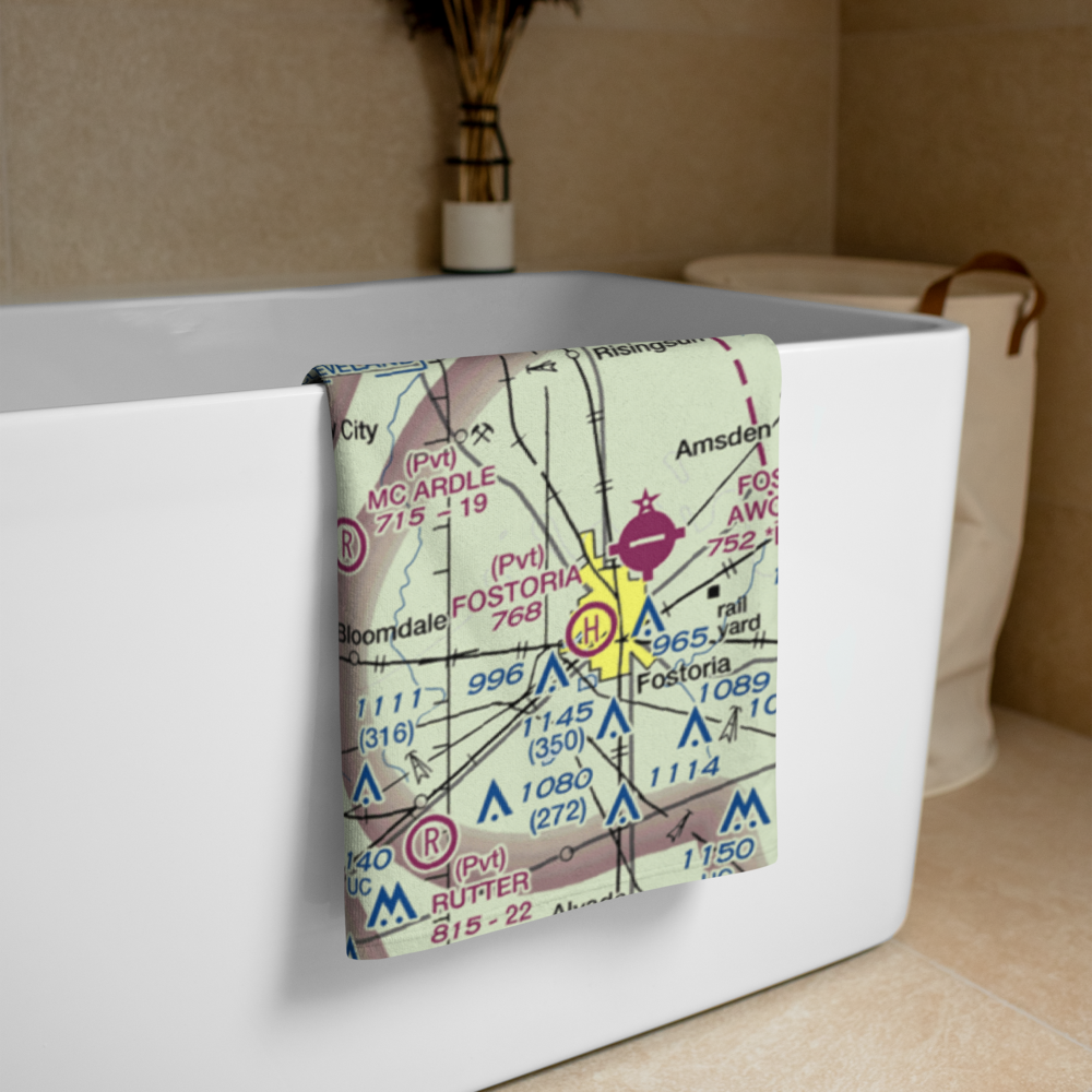 Windswept Airport (43OI) VFR Sectional Towel 