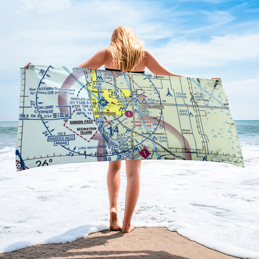 Wing South Airpark (FA37) VFR Sectional Towel 