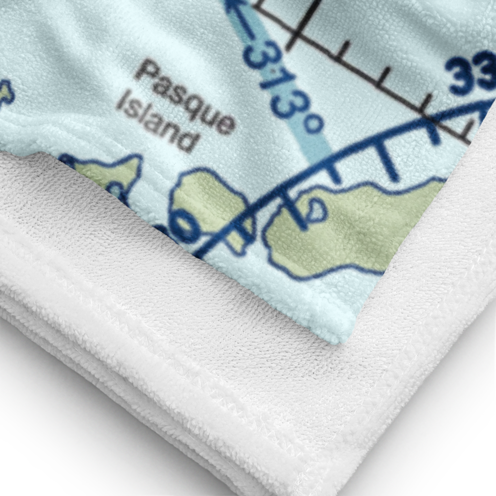 Wing-Over Farm Airport (RI07) VFR Sectional Towel 