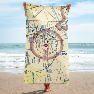 Winkler County Airport (INK) VFR Sectional Towel