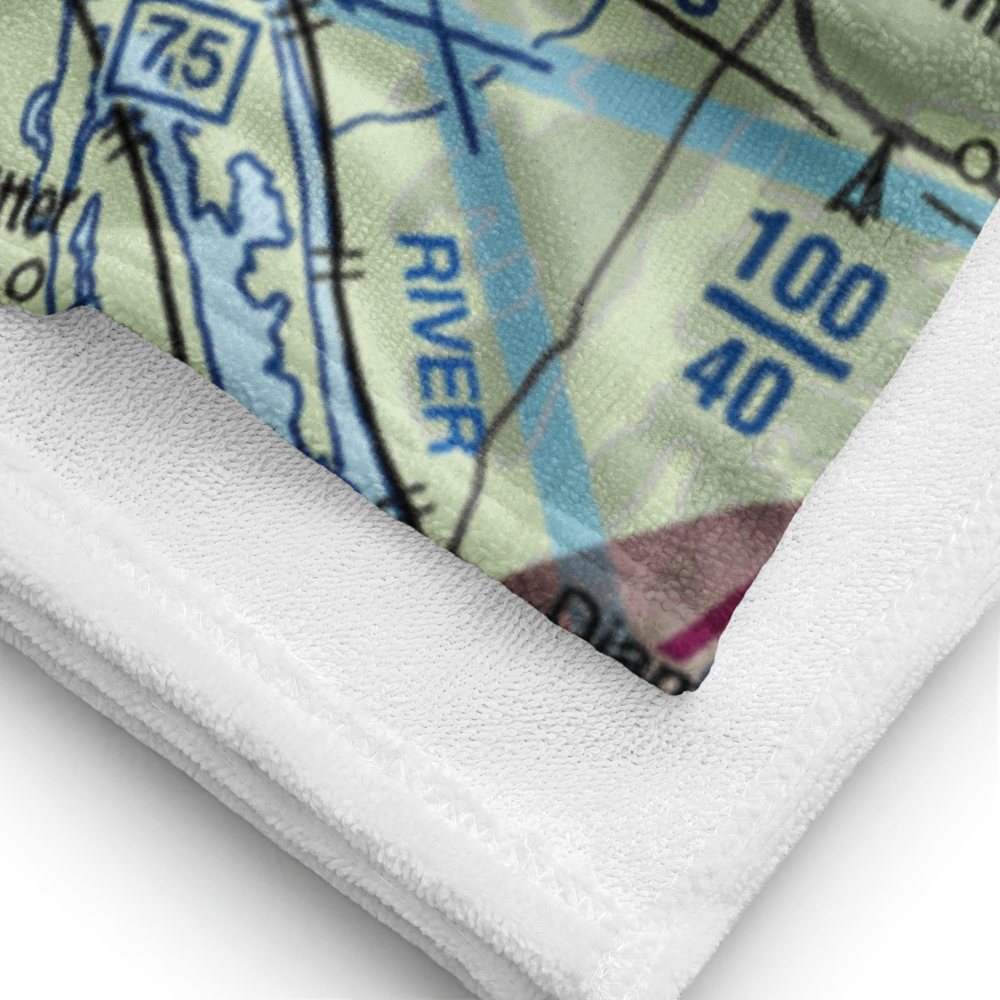 Winner's Landing Seaplane Base (0MN0) VFR Sectional Towel 