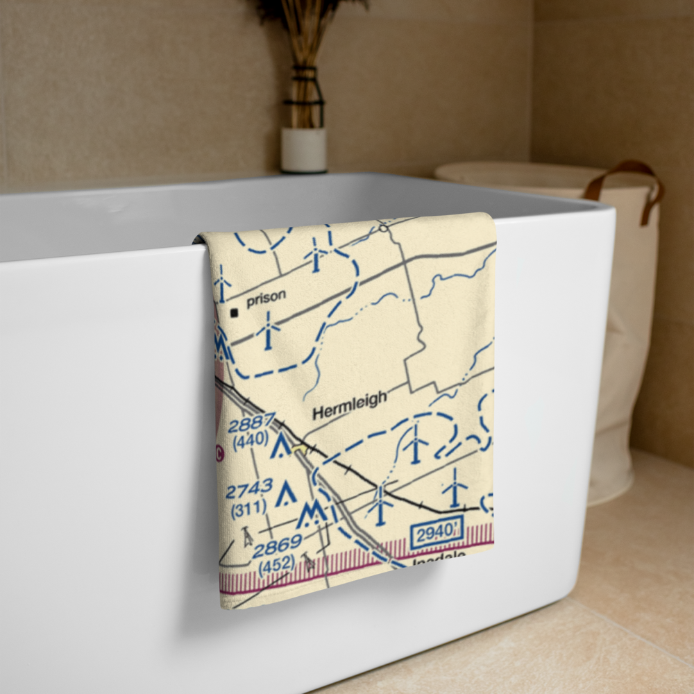 Winston Field (SNK) VFR Sectional Towel 