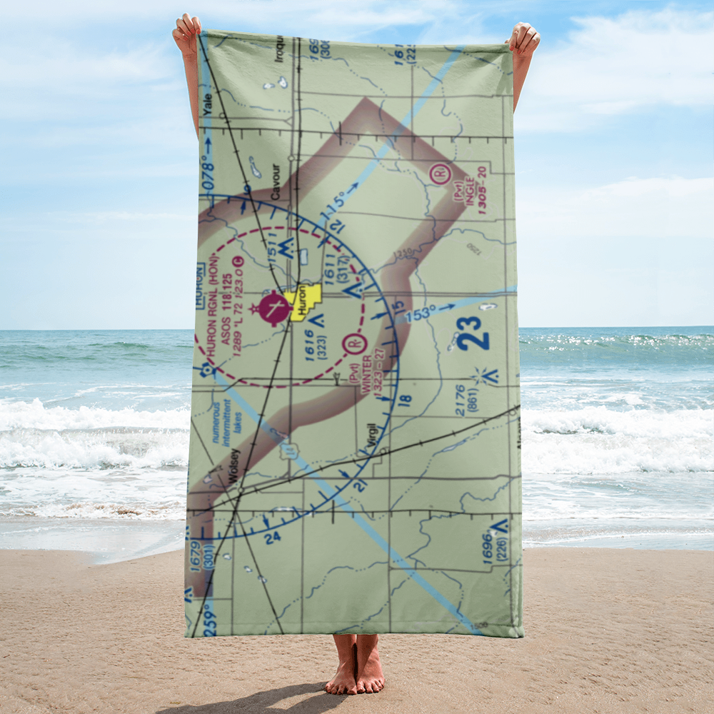 Winter Airfield (SD55) VFR Sectional Towel 