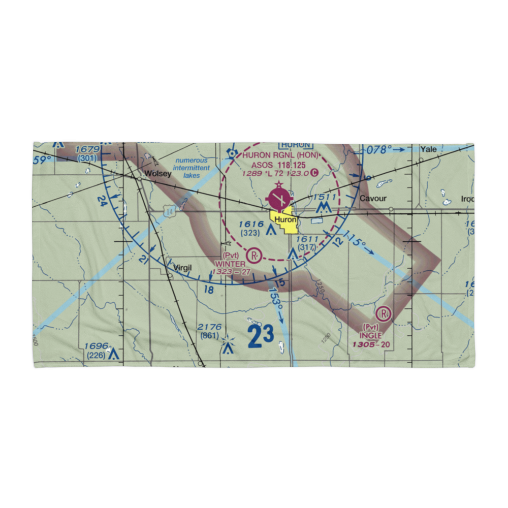 Winter Airfield (SD55) VFR Sectional Towel 
