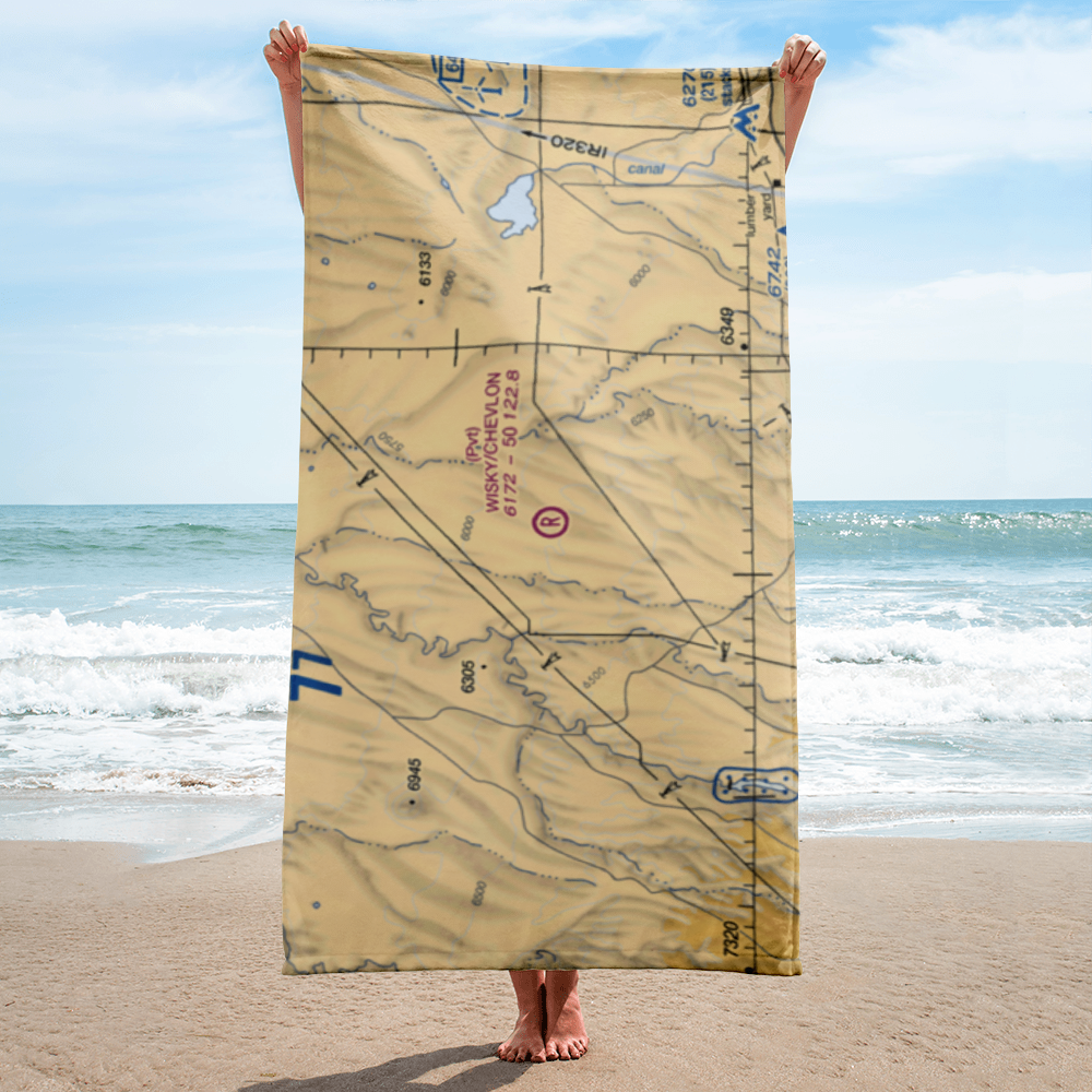 Wisky Ranch/Chevlon Airport (6AZ2) VFR Sectional Towel 