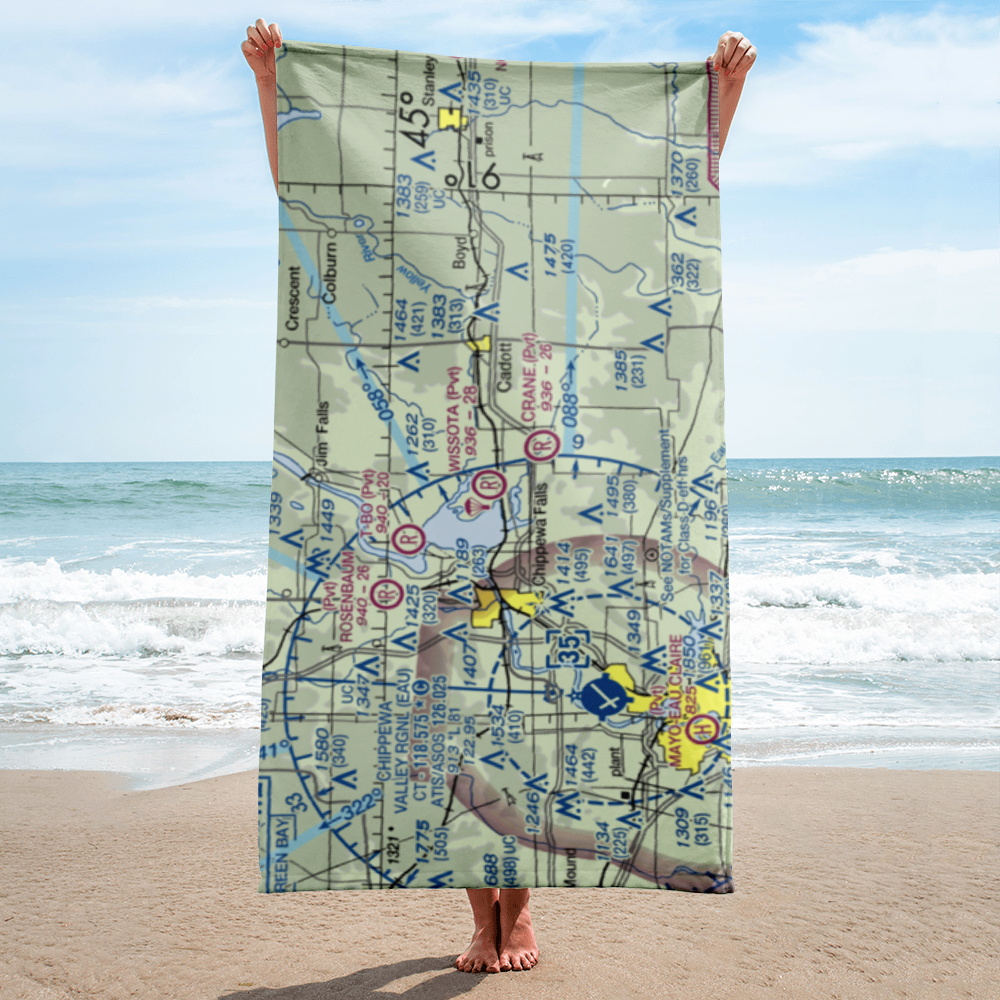 Wissota Airport (4WI0) VFR Sectional Towel 