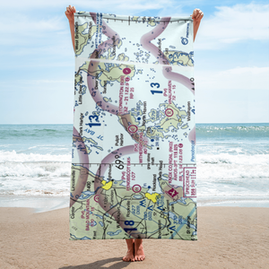 Witherspoons Airport (ME41) VFR Sectional Towel