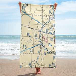 Wolberg's Private Airport (7ND1) VFR Sectional Towel