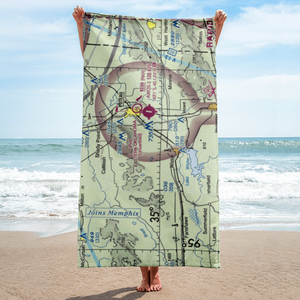 Wolf Mountain Airport (OK59) VFR Sectional Towel
