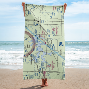 Wood Acres Airport (7MO1) VFR Sectional Towel