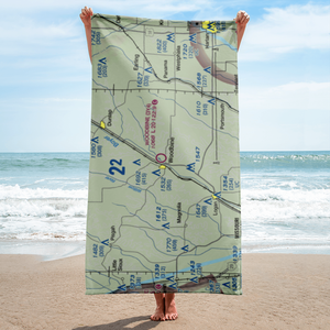 Woodbine Municipal Airport (3Y4) VFR Sectional Towel