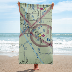 Woodlake Airport (OK14) VFR Sectional Towel