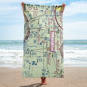 Woodside Airport (2MI0) VFR Sectional Towel