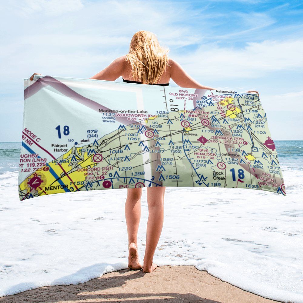 Woodworth Airport (OH03) VFR Sectional Towel 