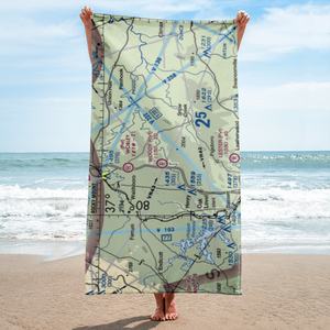 Woody Field Airport (VG40) VFR Sectional Towel
