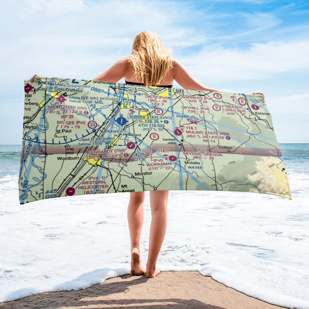 Workman Airpark (OR41) VFR Sectional Towel 