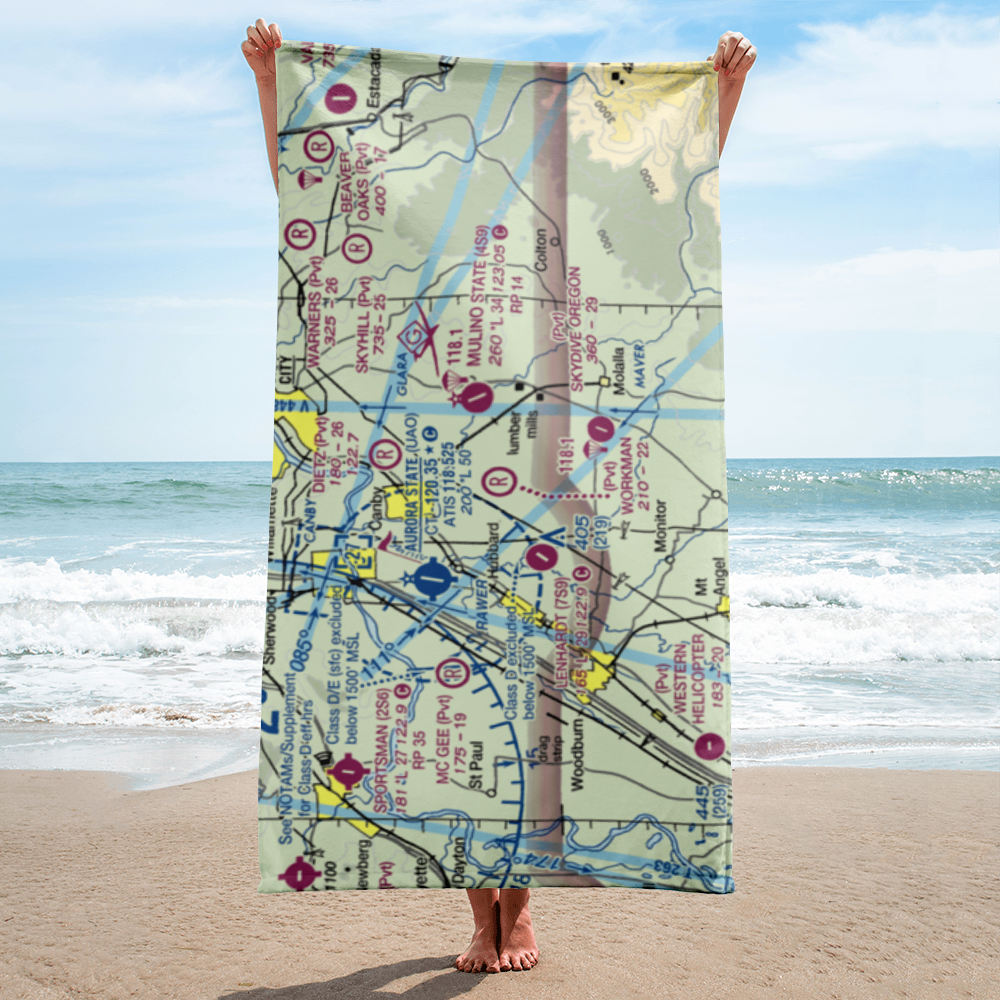 Workman Airpark (OR41) VFR Sectional Towel 