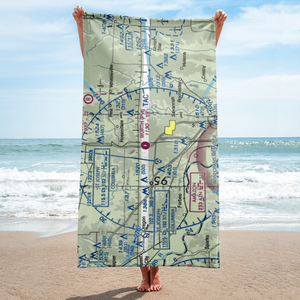Worth Airport (9MO4) VFR Sectional Towel