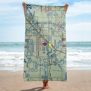 Worthington Municipal Airport (OTG) VFR Sectional Towel