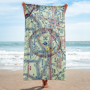 Wright AAF (Fort Stewart)/Midcoast Regional Airport (LHW) VFR Sectional Towel