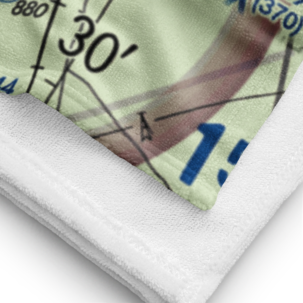 Wyandotte Airport (6IN3) VFR Sectional Towel 