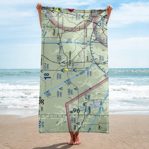 Yates Center Airport (8K5) VFR Sectional Towel