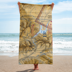 Yellowstone Seaplane Base (8M3) VFR Sectional Towel