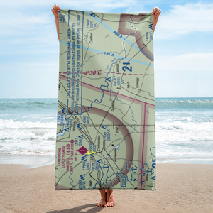 Yoakum Airport (1TX1) VFR Sectional Towel