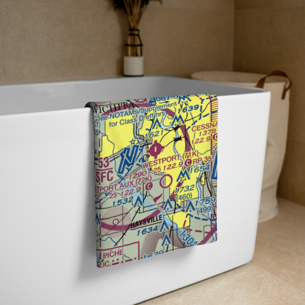 Yoder Airpark (SN61) VFR Sectional Towel 