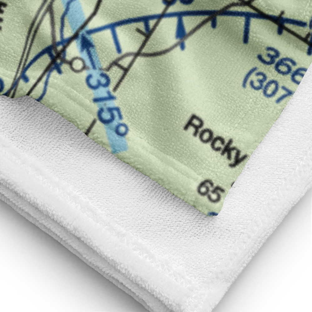 Yonder Airport (NC65) VFR Sectional Towel 