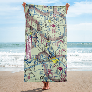 Yorks Field (NC13) VFR Sectional Towel