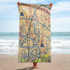 Young's Strip (87CO) VFR Sectional Towel