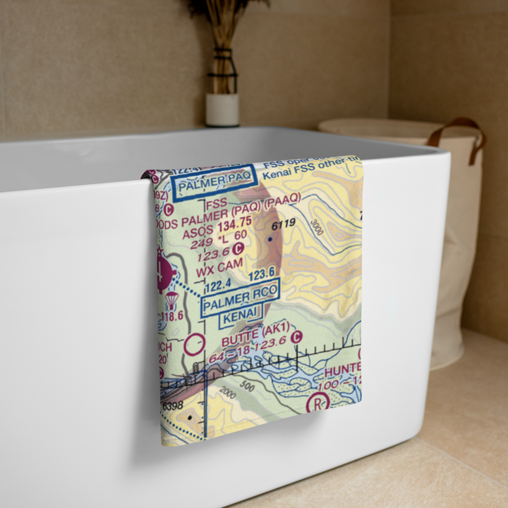 Yuknis Airport (23AK) VFR Sectional Towel 