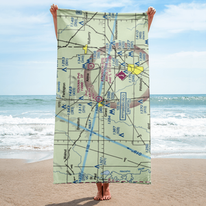 Ziggy Carline Airport (SN41) VFR Sectional Towel