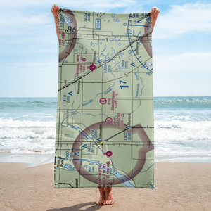 Zimmerman Airport (50MN) VFR Sectional Towel