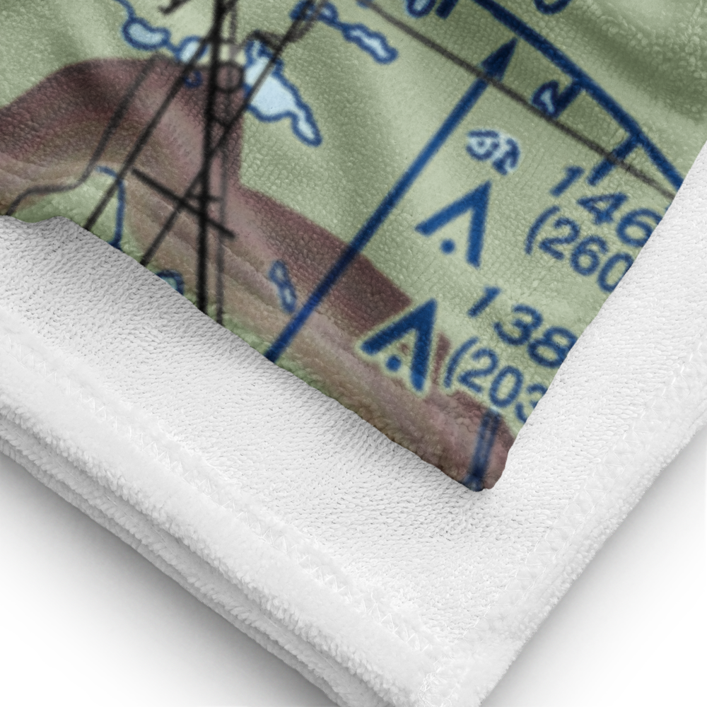 Zimmerman Airport (50MN) VFR Sectional Towel 