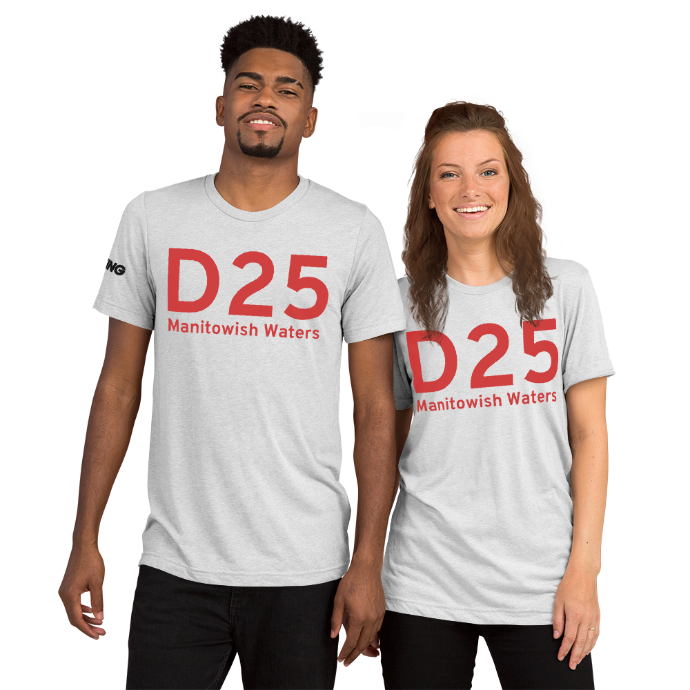 IATA Airport Code Template Tri-blend T-Shirt (red letters) 