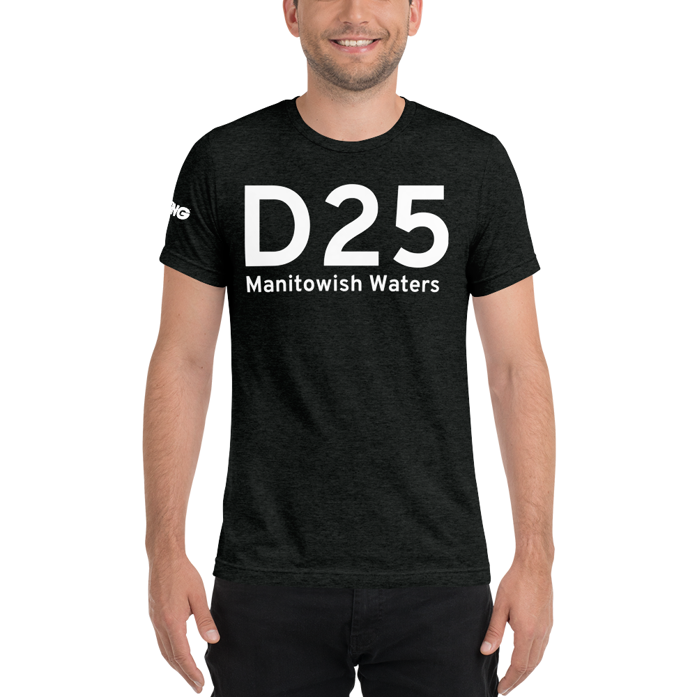 IATA Airport Code Template Tri-blend T-Shirt (white letter) 