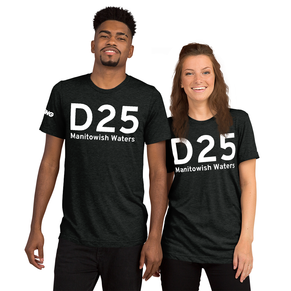 IATA Airport Code Template Tri-blend T-Shirt (white letter) 