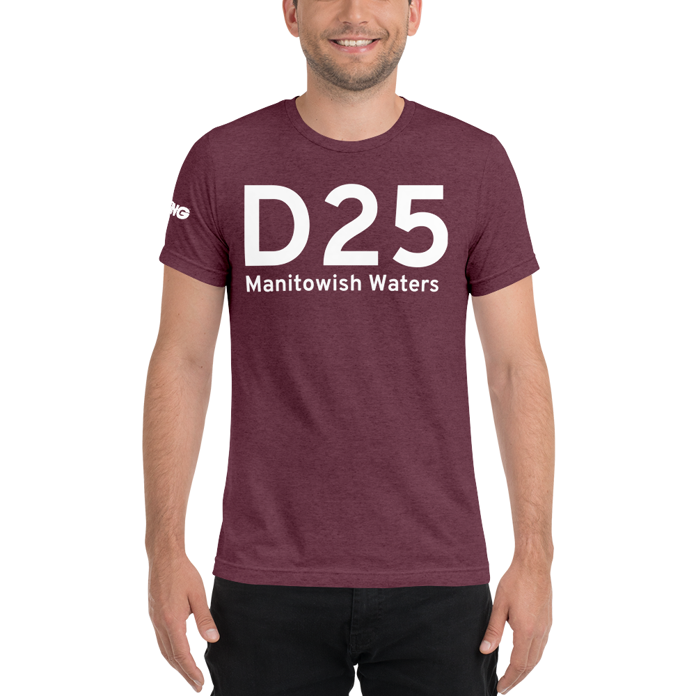 IATA Airport Code Template Tri-blend T-Shirt (white letter) 