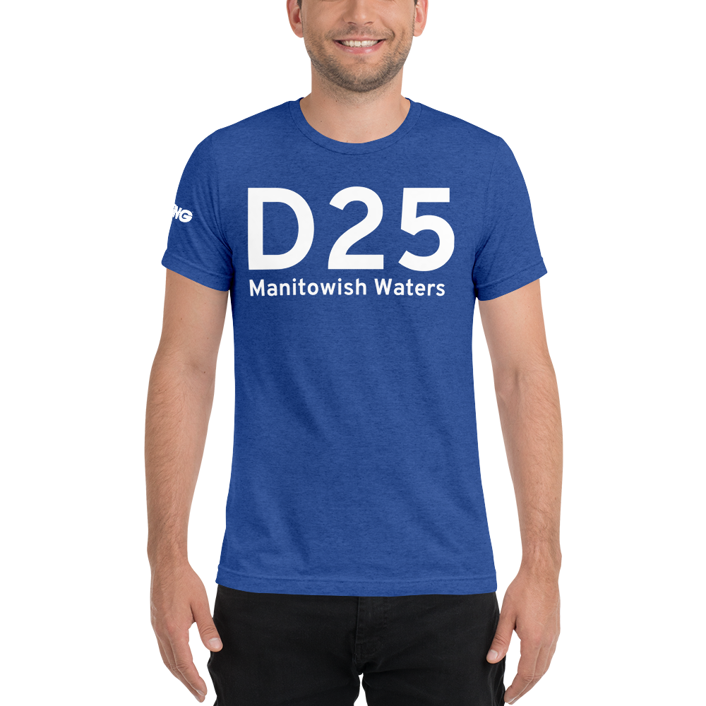 IATA Airport Code Template Tri-blend T-Shirt (white letter) 