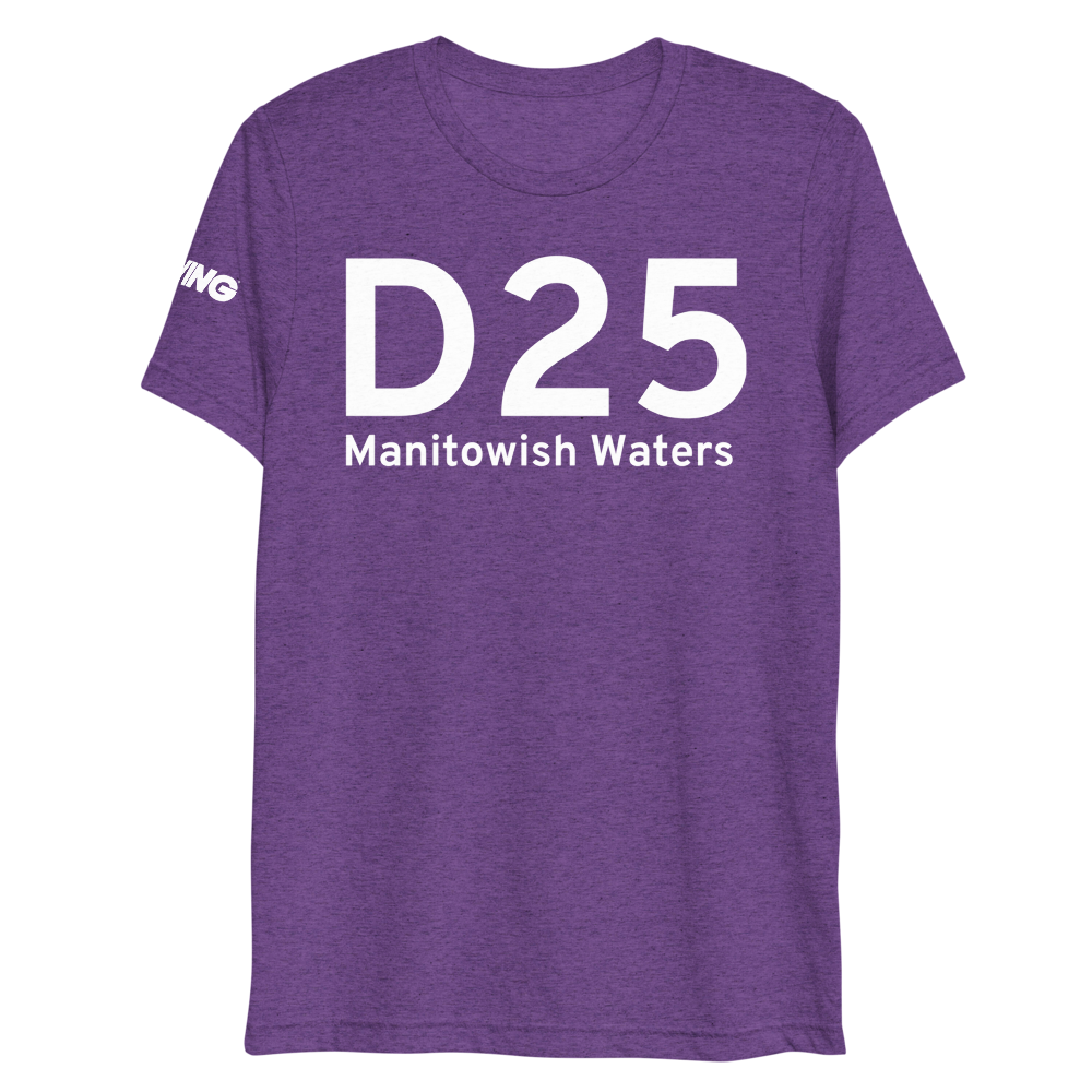 IATA Airport Code Template Tri-blend T-Shirt (white letter) 