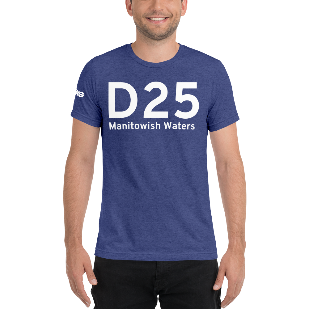 IATA Airport Code Template Tri-blend T-Shirt (white letter) 